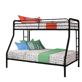 Twin Over Full Size Bunk Bed In Sturdy Metal