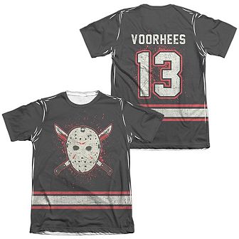 Friday The 13th Voorhees Jersey Sleeve T-shirt