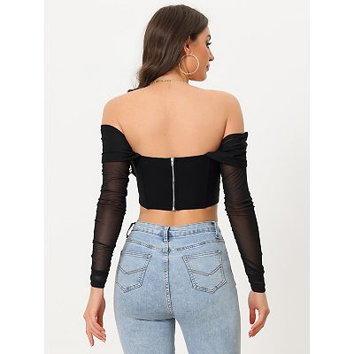 【OVERDUEFLAIR】SHEER BUSTIER OPS_PEACH Amazon.com: SHENHE Women's Lace Floral Corset Top Sexy Mesh
