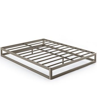 Queen Size Modern Heavy Duty Low Profile Metal Platform Bed Frame