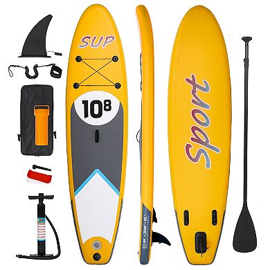 Inflatable Stand Up Paddle Board, 6 Inches Thick