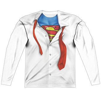 Superman I´m Superman Long Sleeve Adult Poly Crew T-Shirt