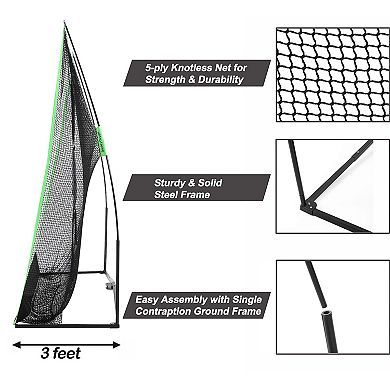 Golf Nets For Backyard Driving, Golf Practice And Chipping Target With Carry Bag