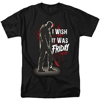 Friday The 13th I Wish It Was Friday Short Sleeve Adult T-shirt