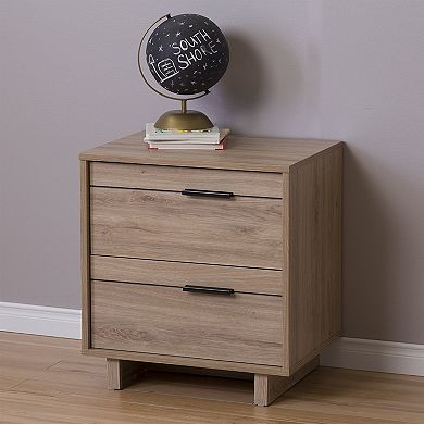 Modern 2-drawer End Table Nightstand For Bedroom