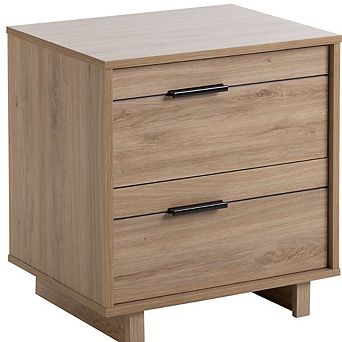 Modern 2-drawer End Table Nightstand For Bedroom