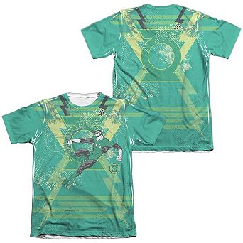 Green Lantern Wield The Logo Adult 65/35 Poly/cotton Short Sleeve T-shirt