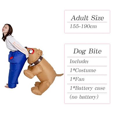 Shark Dog Bit Trousers Inflatable Costume Funny Blow Halloween Fancy Halloween Costume For Adult