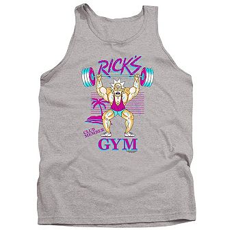 Rick and Morty Rick´s Gym Adult Tank Top