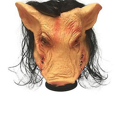 Animal Pig Ghost Horror Head Mask