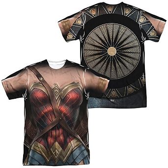 Wonder Woman Movie Wonder Uniform Short Sleeve Adult Poly Crew T-shirt