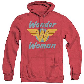 Dc Comics Wonder Woman Wings Adult Heather Hoodie