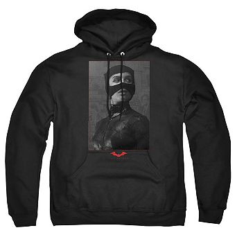 The Batman (2022) Catwoman Worn Portrait Adult Pull Over Hoodie