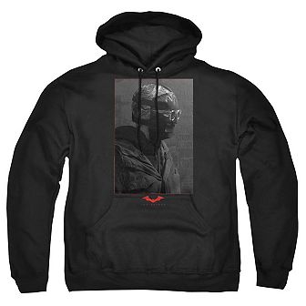 The Batman (2022) Riddler Worn Portrait Adult Pull Over Hoodie