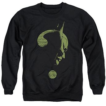 The Batman (2022) Question Mark Adult Crewneck Sweatshirt
