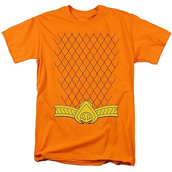 Justice League Of America New Aquaman Uniform Short Sleeve Adult T-shirt