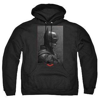 The Batman (2022) Worn Portrait Adult Pull Over Hoodie