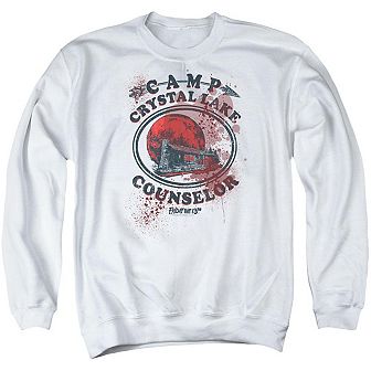 Friday The 13th Camp Counselor Victim Adult Crewneck Sweatshirt