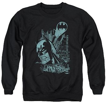 Batman Gritted Teeth Adult Crewneck Sweatshirt