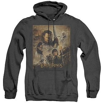 Lord Of The Rings Return Of The King Poster Adult Heather Hoodie