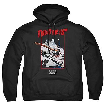 Friday The 13th Axe Poster Adult Pull Over Hoodie
