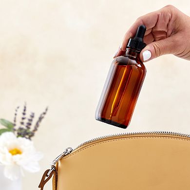 15 Pack 4 Oz Amber Glass Eye Dropper Bottles & 6 Funnels For Essential Oils