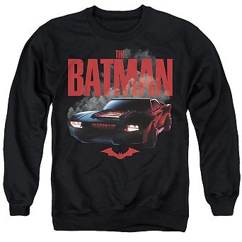 The Batman (2022) Batmobile Adult Crewneck Sweatshirt