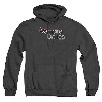Vampire Diaries Tvd Logo Adult Heather Hoodie
