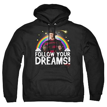 Nightmare On Elm Street Follow Your Dreams Adult Pull Over Hoodie