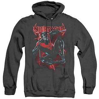 Batman Nightwing Adult Heather Hoodie