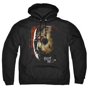 Friday The 13th Mask Of Death Adult Pull Over Hoodie
