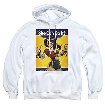 Justice League Of America Wonder Woman Shell Adult Pull Over Hoodie