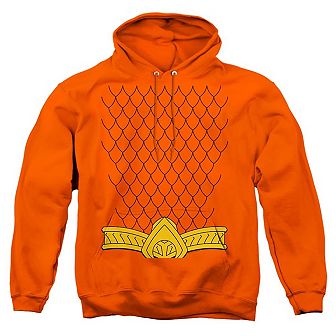 Justice League Of America New Aquaman Uniform Adult Pull Over Hoodie