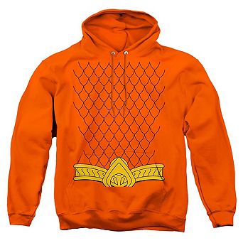 Justice League Of America New Aquaman Uniform Adult Pull Over Hoodie