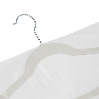 50 Pack Clear Plastic Garment Bags For Hanging Clothes, Dry Cleaning, 21 X 40 In