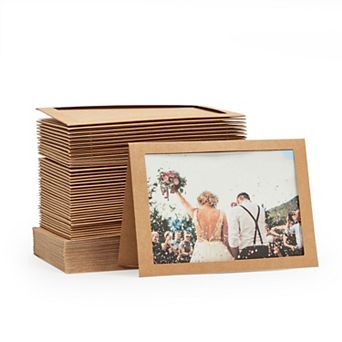 48 Pack Kraft Paper Photo Insert Cards With Envelopes, 4x6 Paper Frames