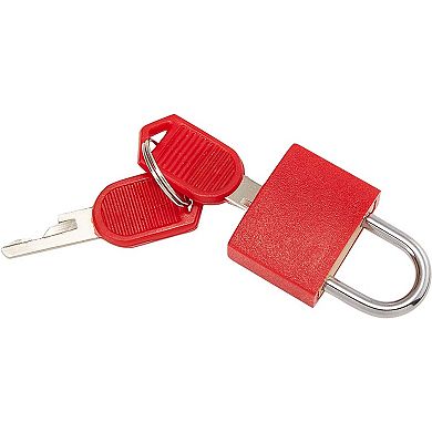 Mini Luggage Locks, Colorful Suitcase Padlocks With Keys (4 Pack)