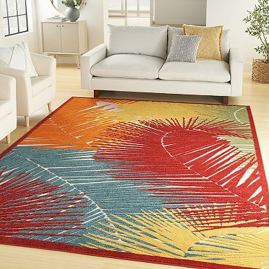 Nourison Aloha Tropical Beach Outdoor Rug