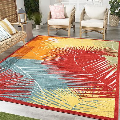 Nourison Aloha Tropical Beach Outdoor Rug