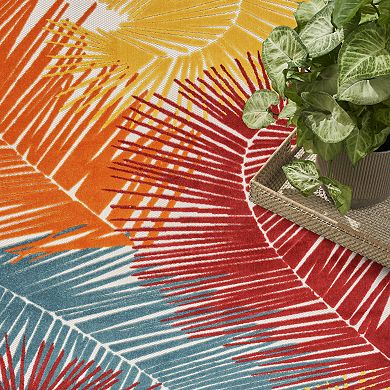 Nourison Aloha Tropical Beach Outdoor Rug