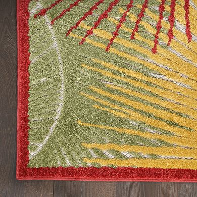 Nourison Aloha Tropical Beach Outdoor Rug