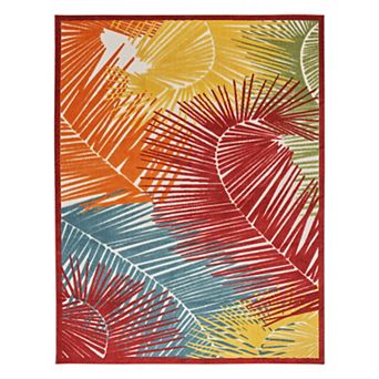 Nourison Aloha Tropical Beach Outdoor Rug
