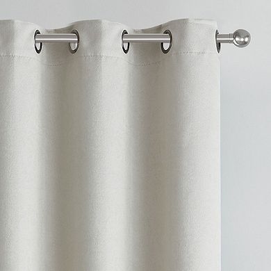 VCNY Home Domino Solid Grommet Blackout 1 Window Curtain Panel