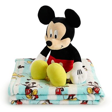 Disney's Mickey Mouse & Pluto Pillow Buddy & Throw Blanket Set by The Big One Kids