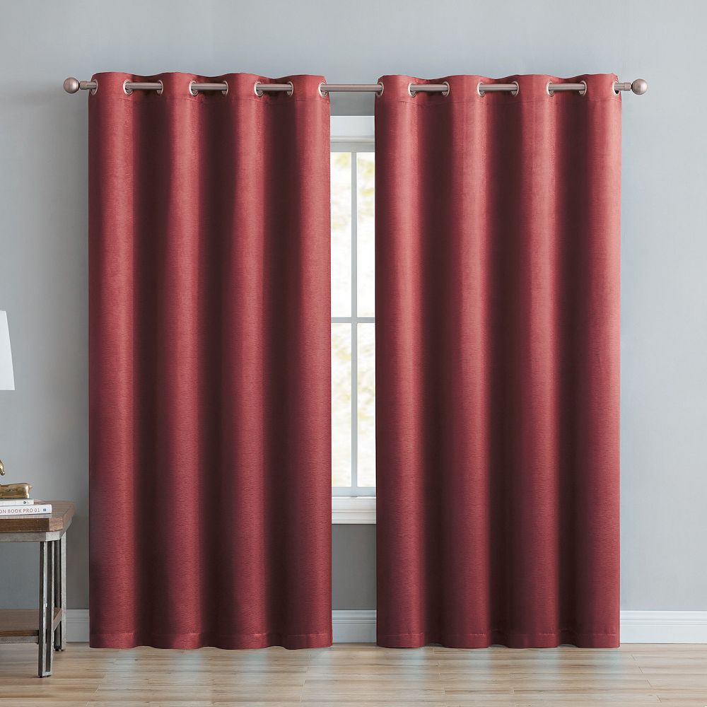 VCNY Home Agnes Solid Blackout 1 Window Curtain Panel