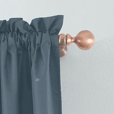 VCNY Home Microfiber Rod Pocket 1 Window Curtain Panel