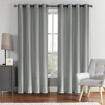 VCNY Home Preston Faux Silk 1 Window Curtain Panel