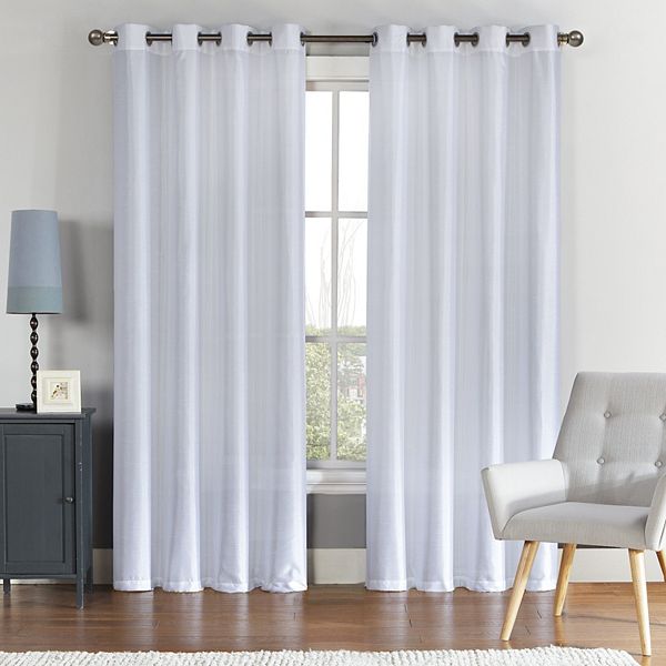 VCNY Home Preston Faux Silk 1 Window Curtain Panel