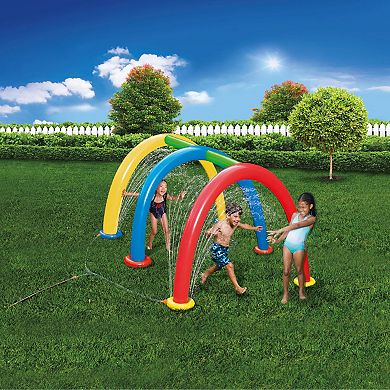 Banzai Inflatable Outdoor Splash Tunnel Sprinkler
