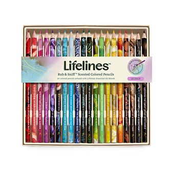 Lifelines Rub & Sniff Scented Colored Pencils - 20 pk